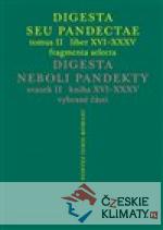 Digesta seu Pandectae. tomus II. / Digesta neboli Pandekty. svazek II. - książka