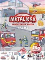 Metalická samolepková knížka Hasiči