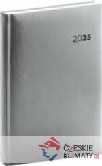 Denní diář Balacron 2025, stříbrný...