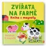 Zvířata na farmě - kniha s magnety