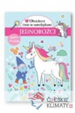 Jednorožci Obrázkové čtení se samolepkami - książka