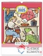 Nástěnný kalendář Josef Lada - Říkadla 2025 - audiobook - książka