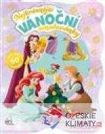 Nejkrásnější vánoční omalovánky se samolepkami Disney Princezny - książka