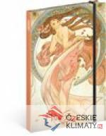 Notes Alfons Mucha – Tanec, nelinkovaný - audiobook - książka