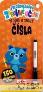 Předškolákovo zábavné učení - ČÍSLA- napiš a smaž - książka