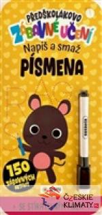 Předškolákovo zábavné učení Písmena napiš a smaž - książka