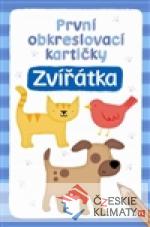 První obkreslovací kartičky - Zvířátka - książka