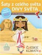 Šaty z celého světa Divy světa - Kniha samolepek - książka
