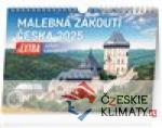 Stolní kalendář Malebná zákoutí Česka 2025 s extra velkým kalendáriem - audiobook - książka