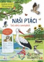 Svět zvířat v samolepkách Naši ptáci - książka