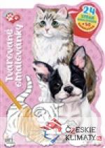 Tvarované omalovánky Štěňátka a koťátka - książka