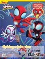 Zábava se třpytivými samolepkami Spidey - książka